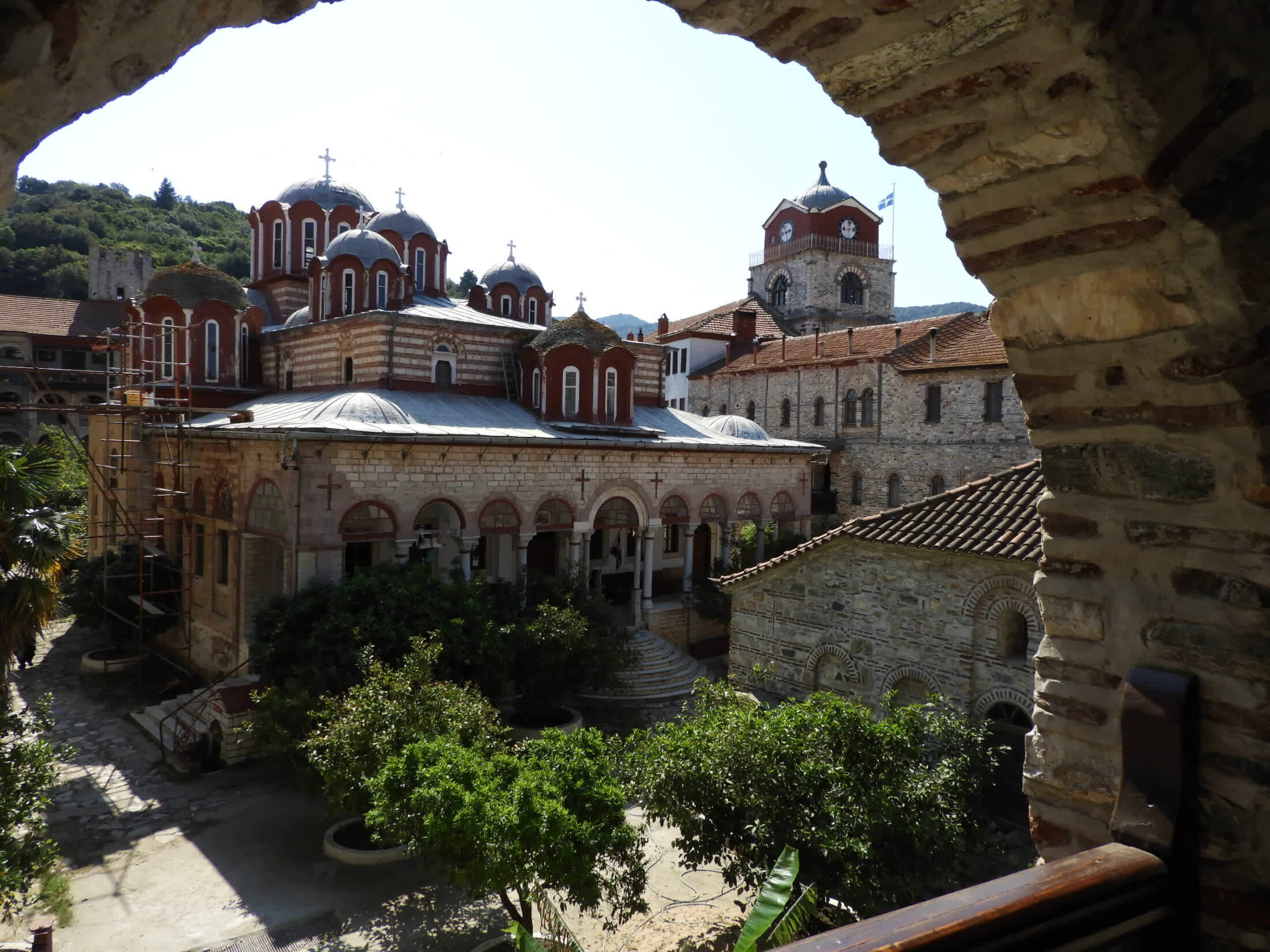 афонский монастырь в греции