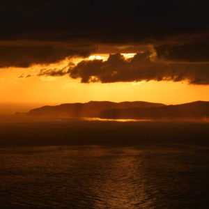 Закат в Катунаках. Афон